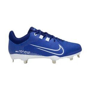 Nike Womens Hyperdiamond 4 Elite Metal Softball Cleats Blue CZ5920-414 Size 9.5